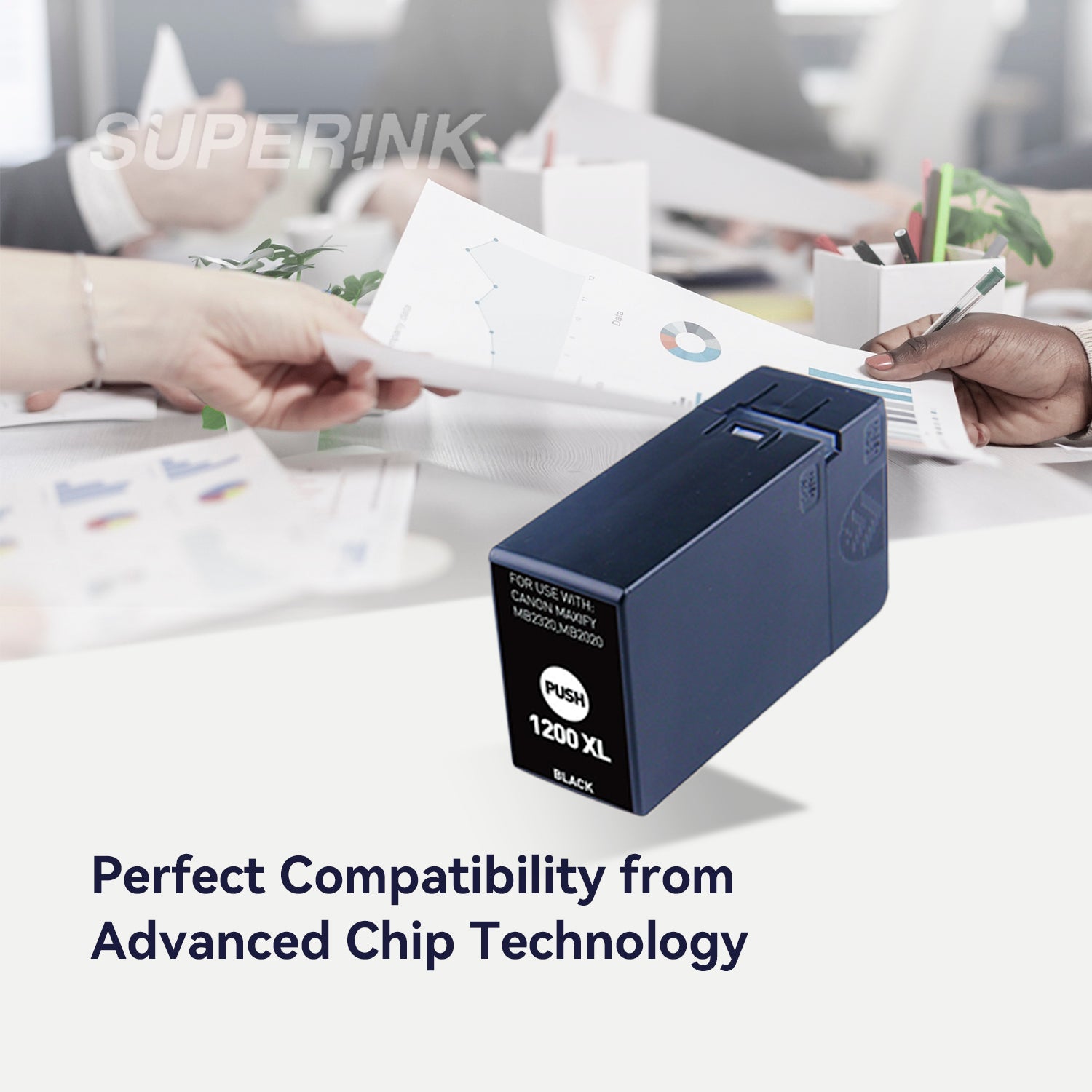 Compatible Canon PGI-1200XL Black Inkjet Cartridge High Yield By Superink