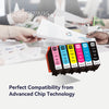 Compatible Epson T312XL Set Ink Cartridge BK/C/M/Y/LC/LM By Superink