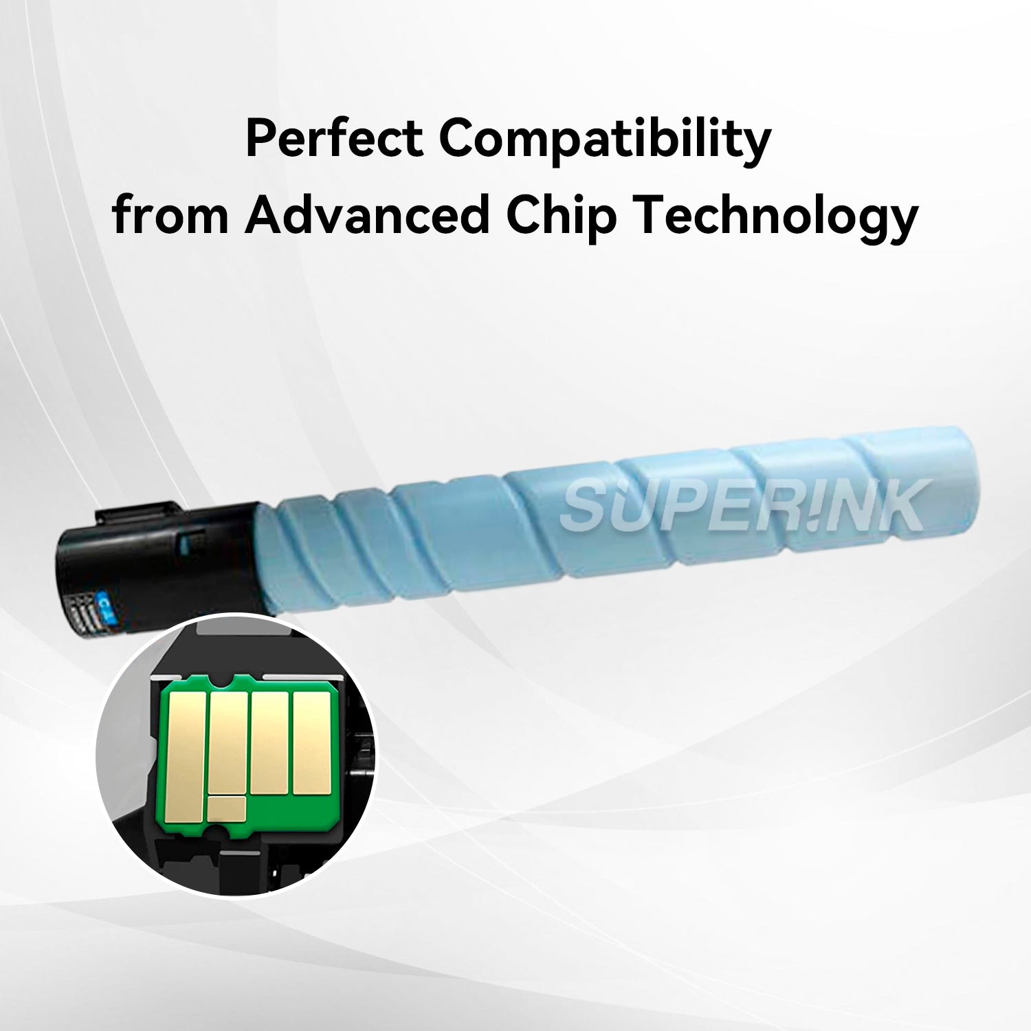 Compatible Konica Minolta TN-514C Cyan Toner Cartridge by Superink