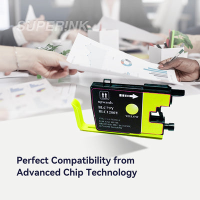 Compatible Brother LC79 Yellow Ink Cartridge by Superink