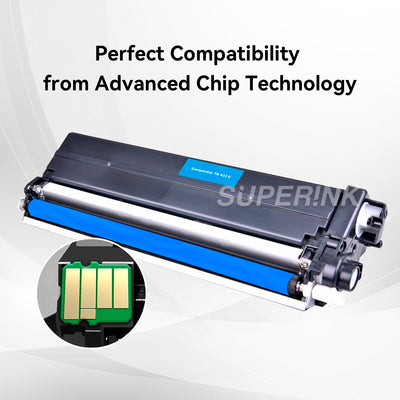 Compatible Brother TN433 Cyan Toner Cartridge High Yield By Superink
