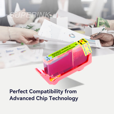 Compatible HP 564XL Yellow Inkjet Cartridge  (CB325WC) By Superink