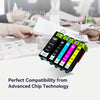 Compatible Epson T273XL 5 pcs Combo Inkjet Cartridge By Superink