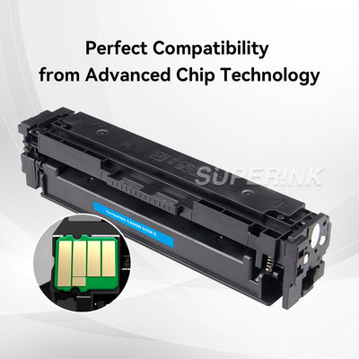 Compatible Canon 045 (1241C001) Cyan Toner Cartridge By Superink