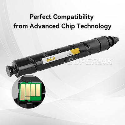 Compatible Canon GPR-31 2802B003AA Yellow Toner Cartridge By Superink