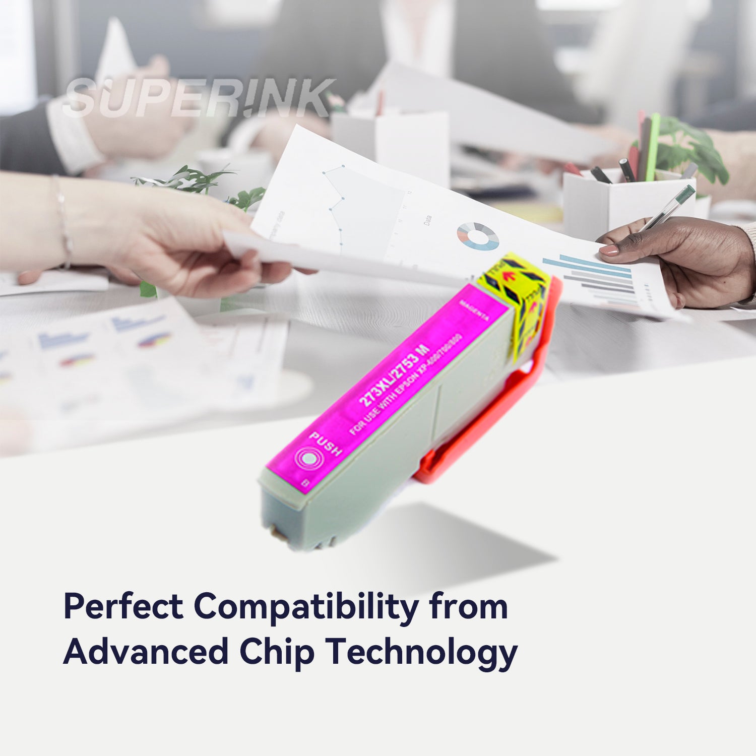 Compatible Epson T273XL Magenta Ink Cartridge (T273XL320) By Superink