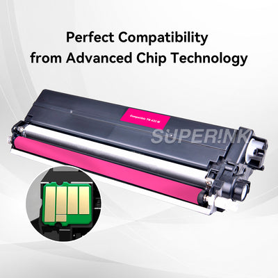 Compatible Brother TN433 Magenta Toner Cartridge By Superink