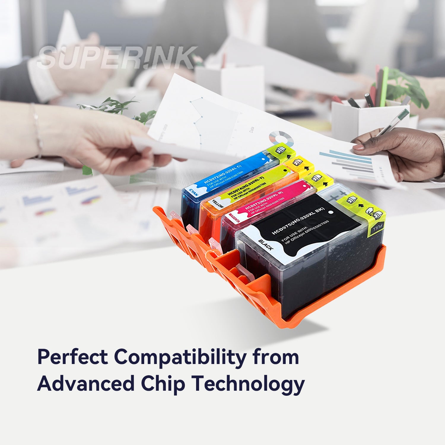 Cartouche d'encre HP 920XL Combo à haut rendement par Superink