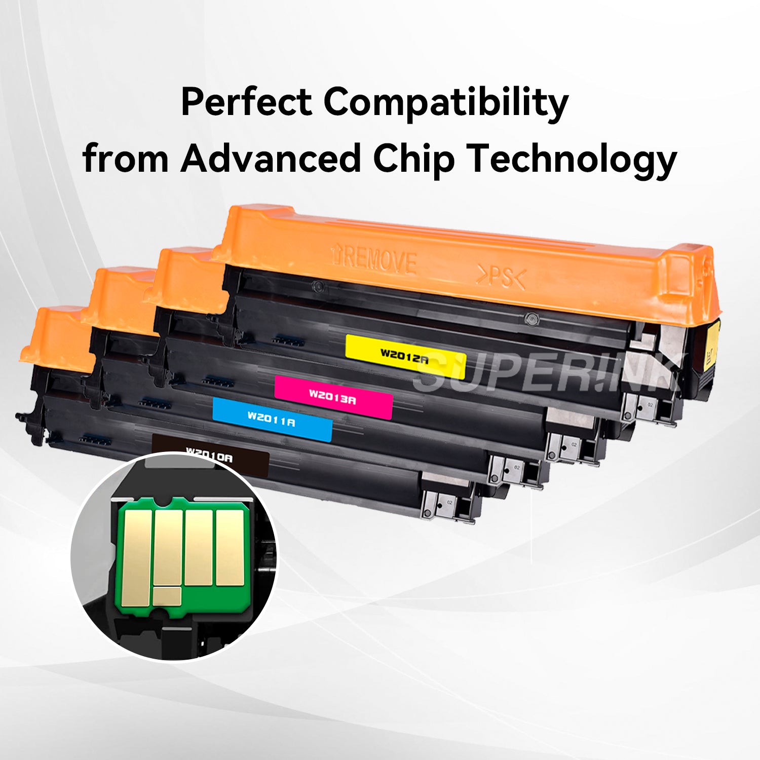 Compatible HP 659A Toner Combo BK/C/M/Y By Superink