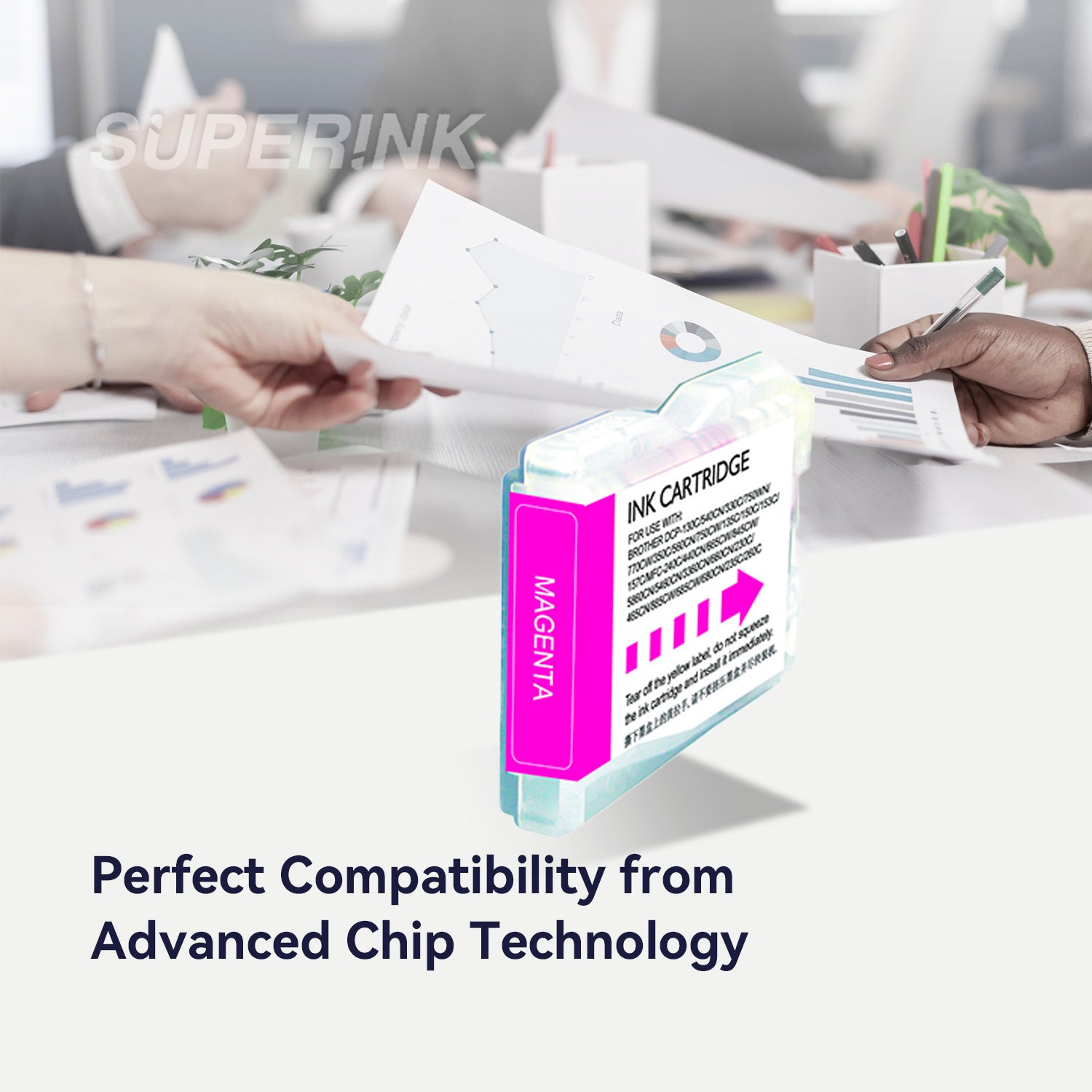 Compatible Brother LC51M Magenta Inkjet Cartridge by Superink