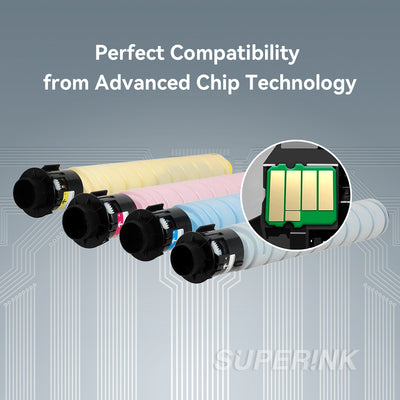 Compatible Ricoh 841849 841852 841851 841850 Toner Combo By Superink