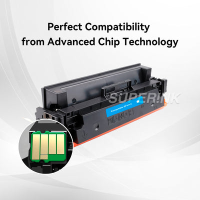 Cartouche de toner HP CF411X (410X) compatible Cyan par Superink
