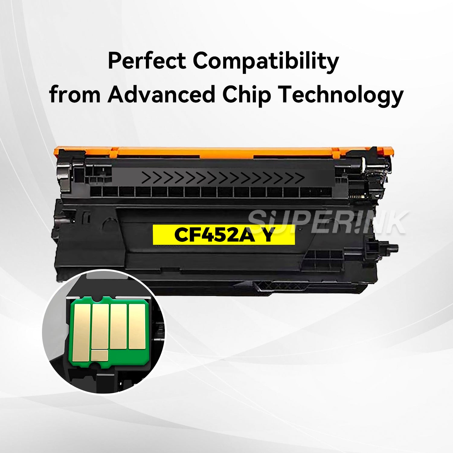 Compatible HP CF452A (655A) Yellow Toner Cartridge