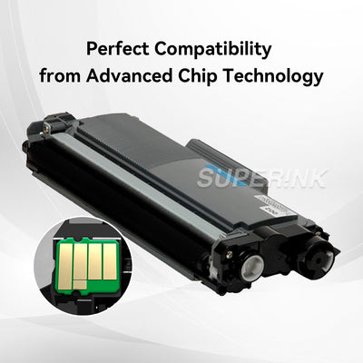 Cartouche de toner compatible Brother TN660 noir à haut rendement par Superink