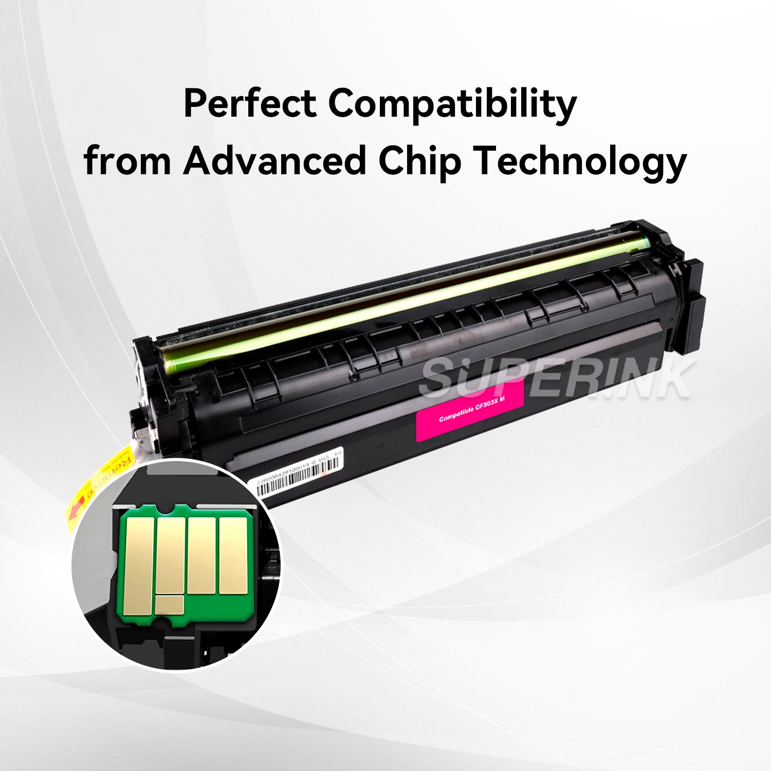 Compatible HP CF503X (HP 202X) Toner Cartridge Magenta By Superink