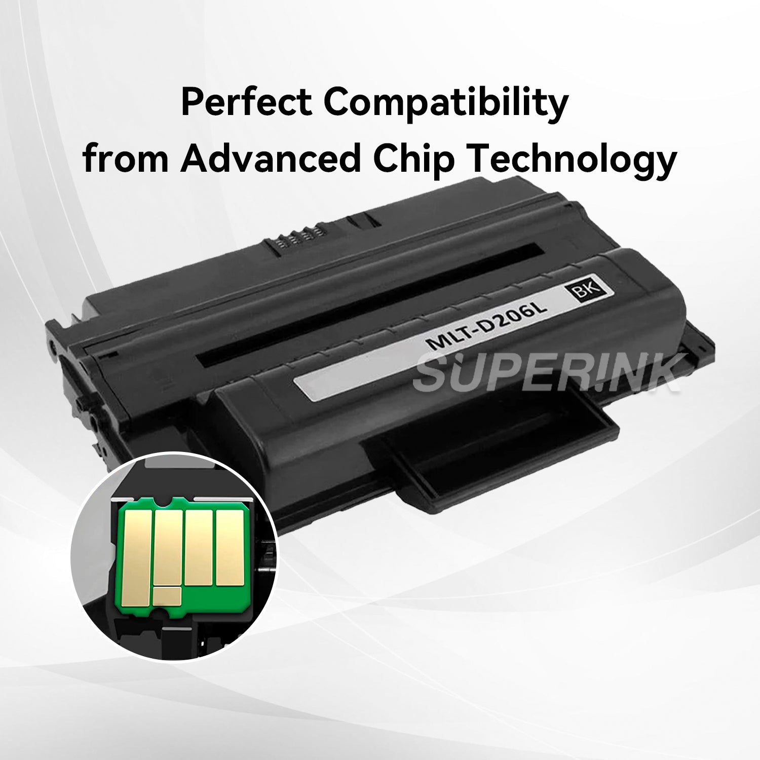Compatible Samsung MLT-D206L Black Toner Cartridge By Superink
