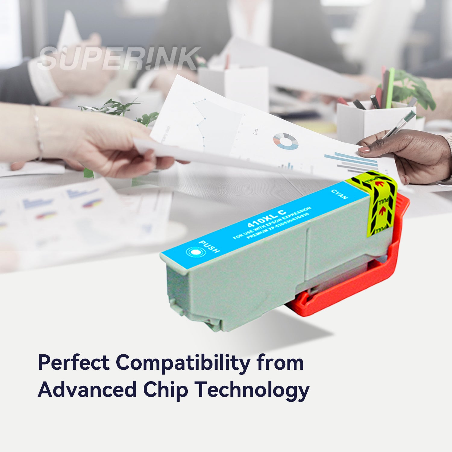 Compatible Epson T410XL220 Inkjet Cartridge Cyan