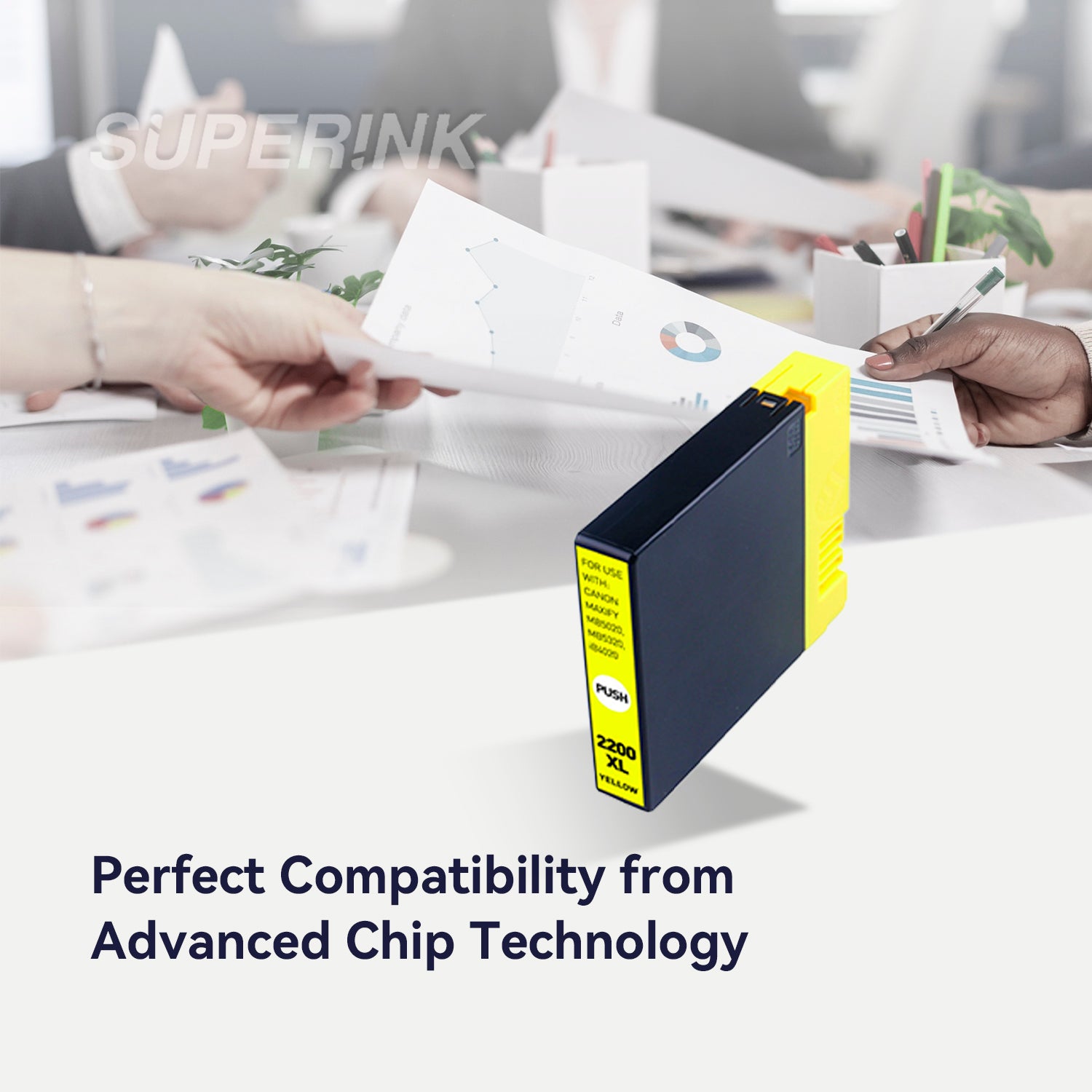 Compatible Canon PGI-2200XL (9270B001) Yellow Inkjet