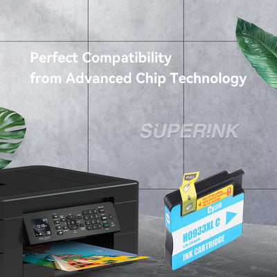 Compatible HP 933XL (HP CN054AN) Ink Cartridge Cyan By Superink