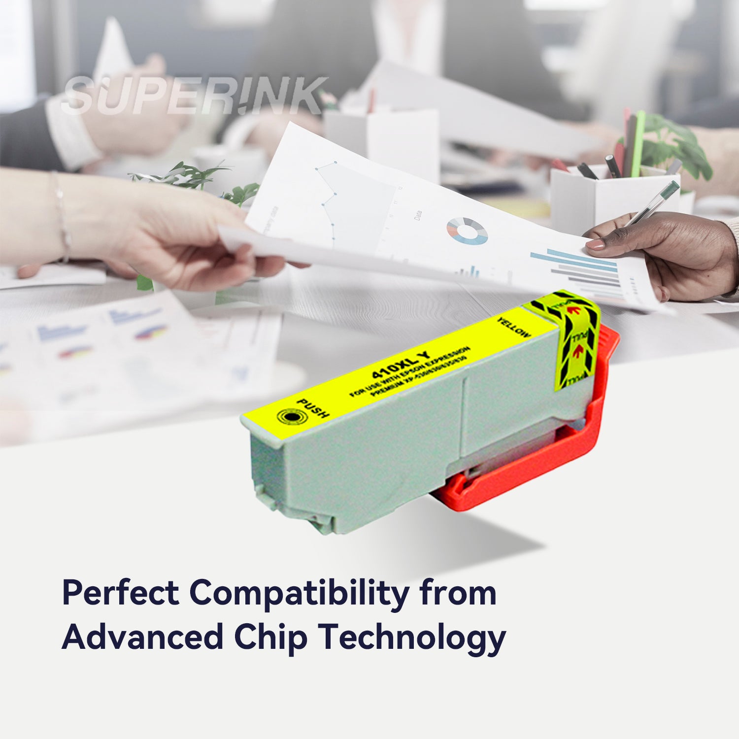 Compatible Epson T410XL420 Ink Cartridge Yellow High Yield