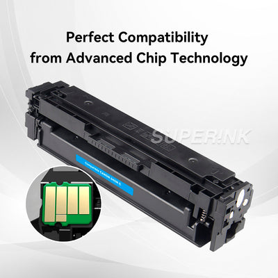 Compatible Canon 045H (1245C001) Cyan Toner Cartridge By Superink