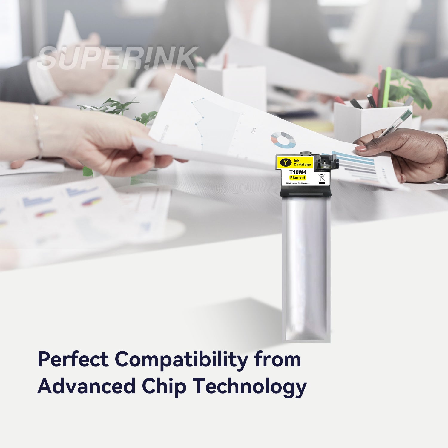 Compatible Epson T10W400 Yellow Ink Cartridge High Yield By Superink