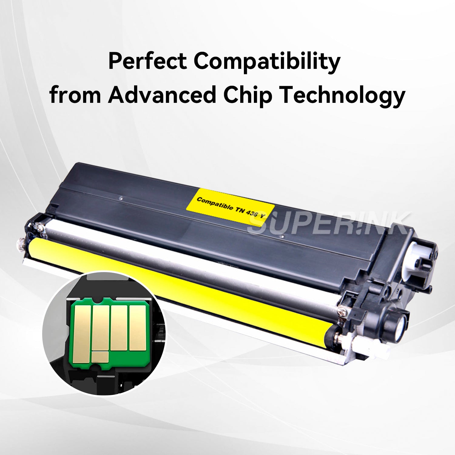 Compatible Brother TN436 Yellow Toner Cartridge