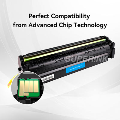 Compatible HP CF501A (HP 202A) Toner Cartridge Cyan By Superink