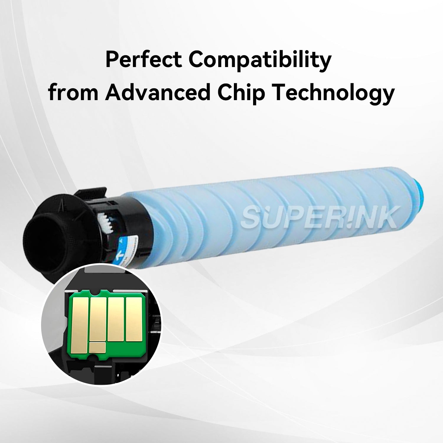 Compatible Ricoh 841852 Cyan Toner By Superink