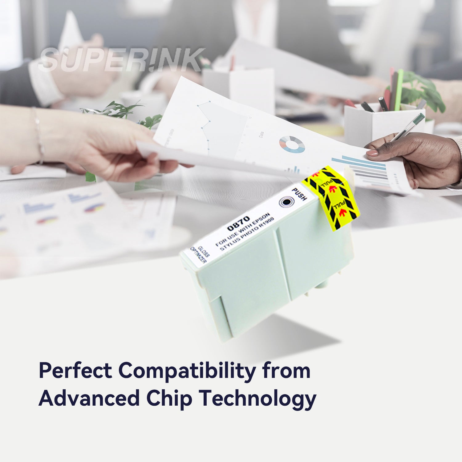 Compatible Epson T087020 Gloss Optimizer Inkjet Cartridge By Superink