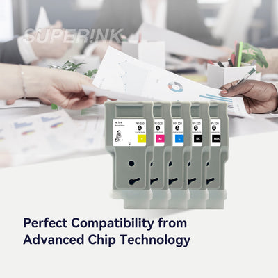 Compatible Canon PFI-320 / PFI-321M Ink Cartridge Combo MBK/BK/C/M/Y