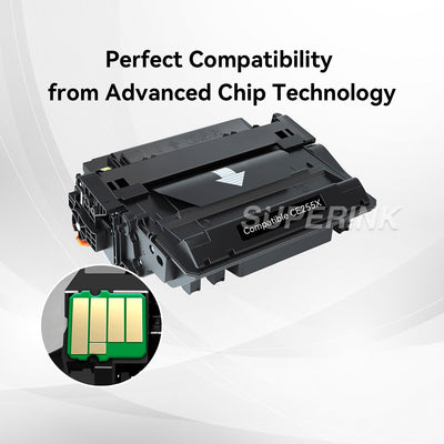 Compatible HP CE255X (HP 55X) Toner Cartridge Black By Superink