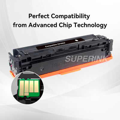 Compatible HP CF400A (201A) Toner Cartridge Black by Superink