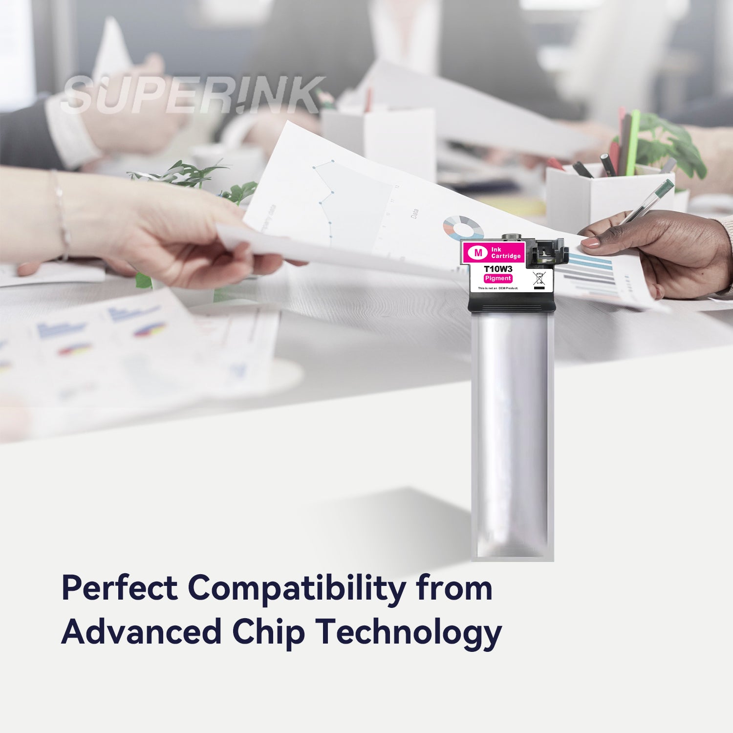 Compatible Epson T10W300 Magenta Ink Cartridge High Yield By Superink