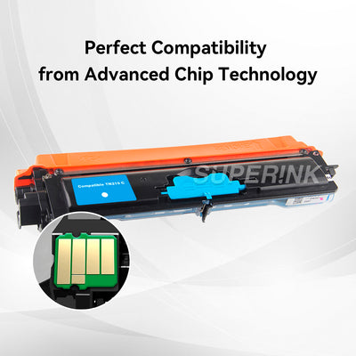 Compatible Brother TN210 Cyan Toner Cartridge By Superink