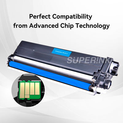 Compatible Brother TN431 Cyan Toner Cartridge By Superink