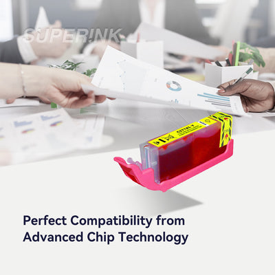 Compatible Canon CLI-271XL (0339C001) Yellow Inkjet By Superink