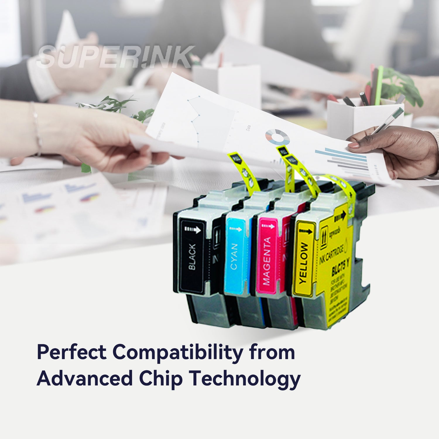 Compatible Brother LC75 Ink Cartridge Set by Superink