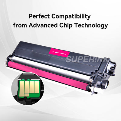 Compatible Brother TN431 Magenta Toner Cartridge By Superink