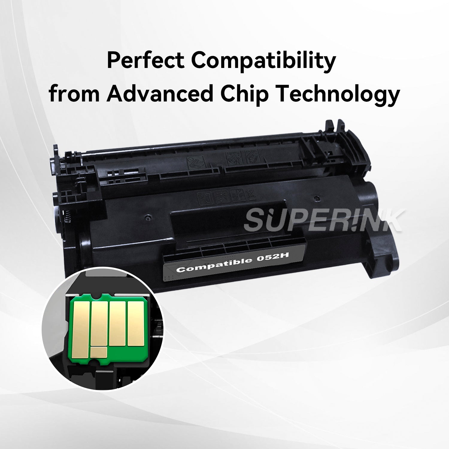 Compatible Canon 052H (2200C001) Black Toner Cartridge By Superink