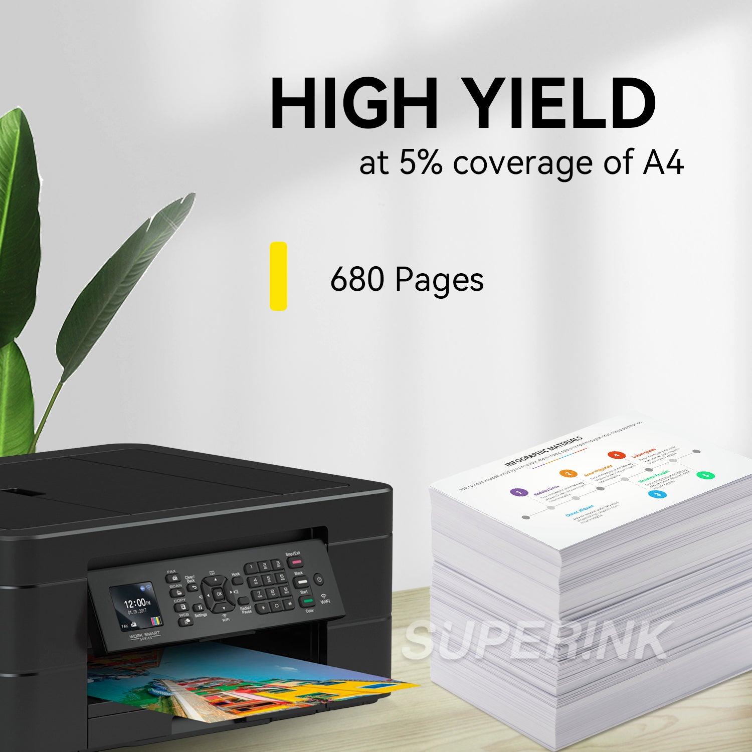 Compatible Canon CLI-271XL (0339C001) Yellow Inkjet