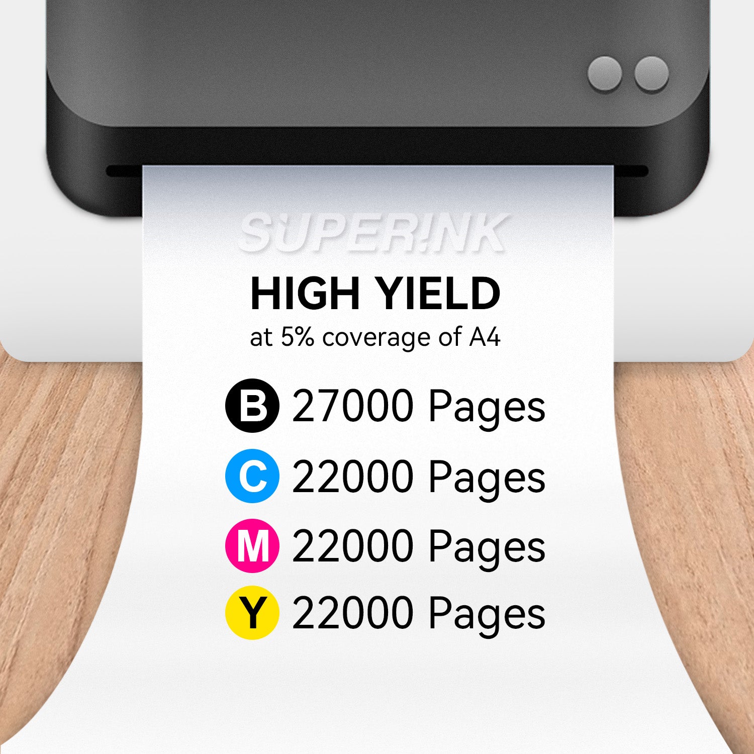 Compatible HP CF460X CF461X CF463X CF462X Toner Set By Superink