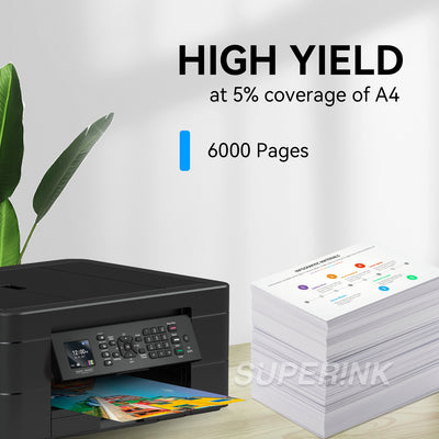 Cartouche d'encre cyan HP 981A J3M68A compatible (PageWide) Par Superink