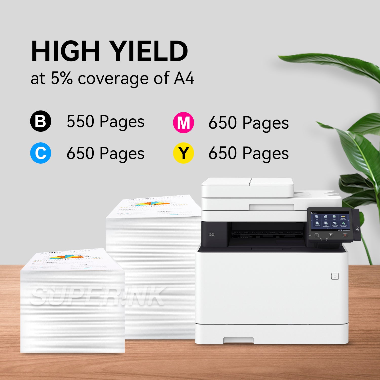 Compatible Epson 302XL / T302XL Inkjet Cartridge Combo High Yield BK/C/M/Y By Superink