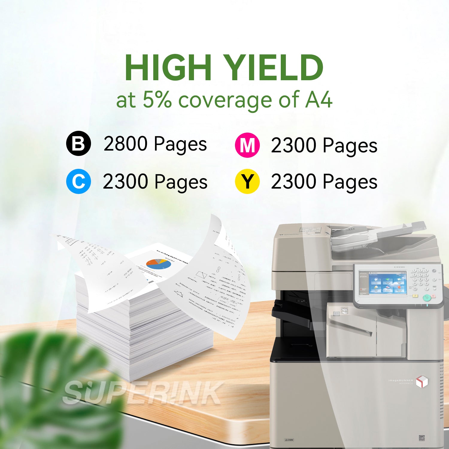 Compatible avec les cartouches HP CF400X CF401X CF402X CF403X de Superink