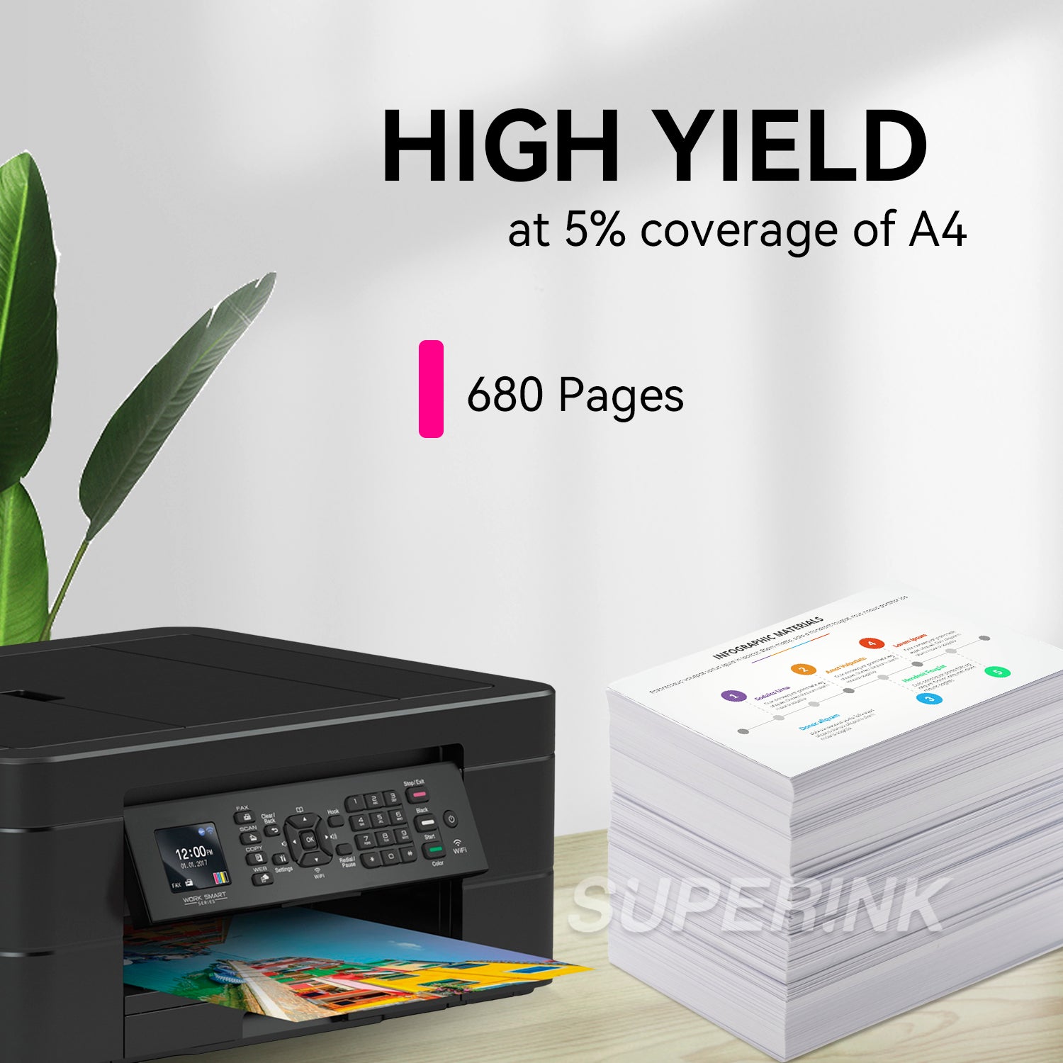Compatible Canon CLI-271XL (0338C001) Magenta Inkjet