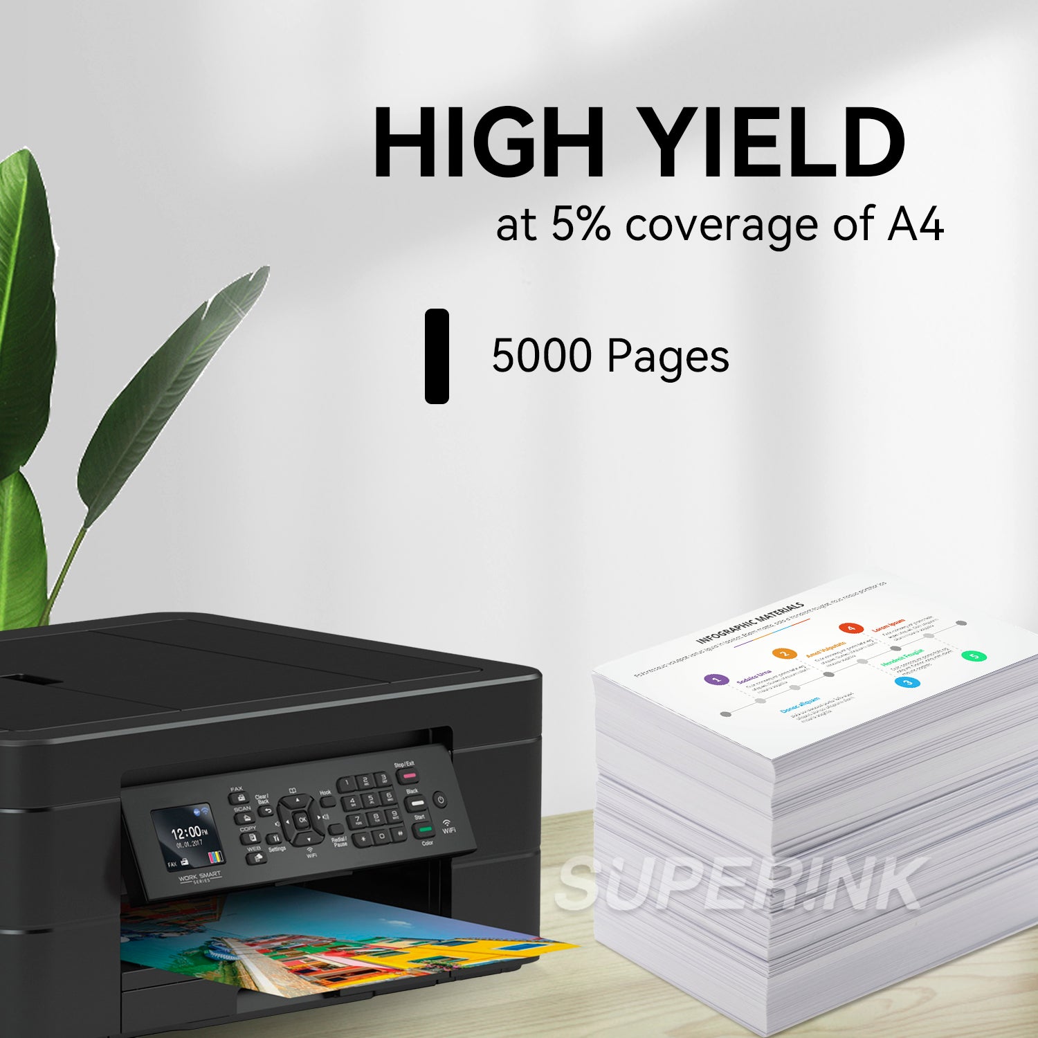 Compatible Epson T902XL120 Black Ink Cartridge High Yield