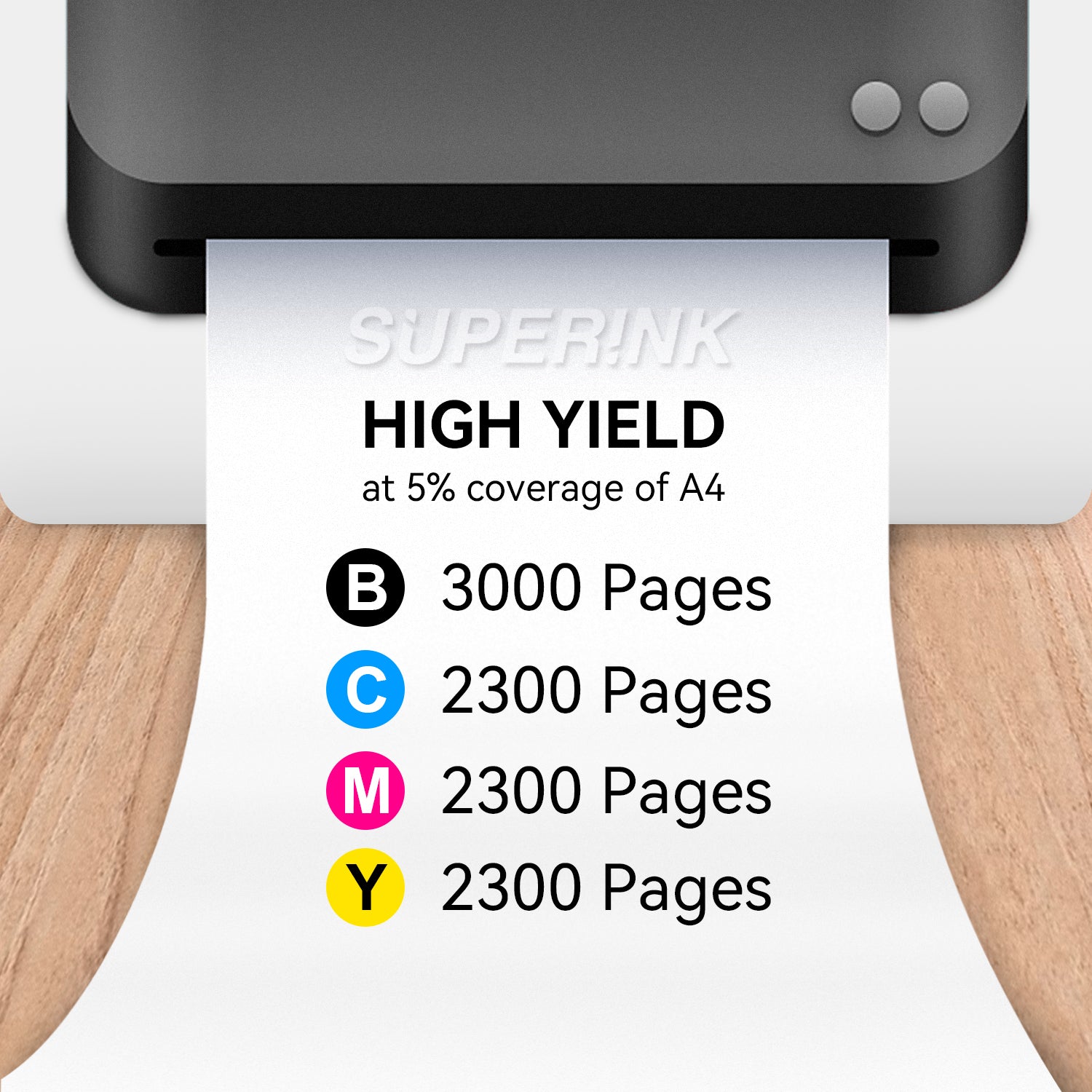 Compatible Lexmark C231 / C231H Toner Cartridge Set BK/C/M/Y by Superink