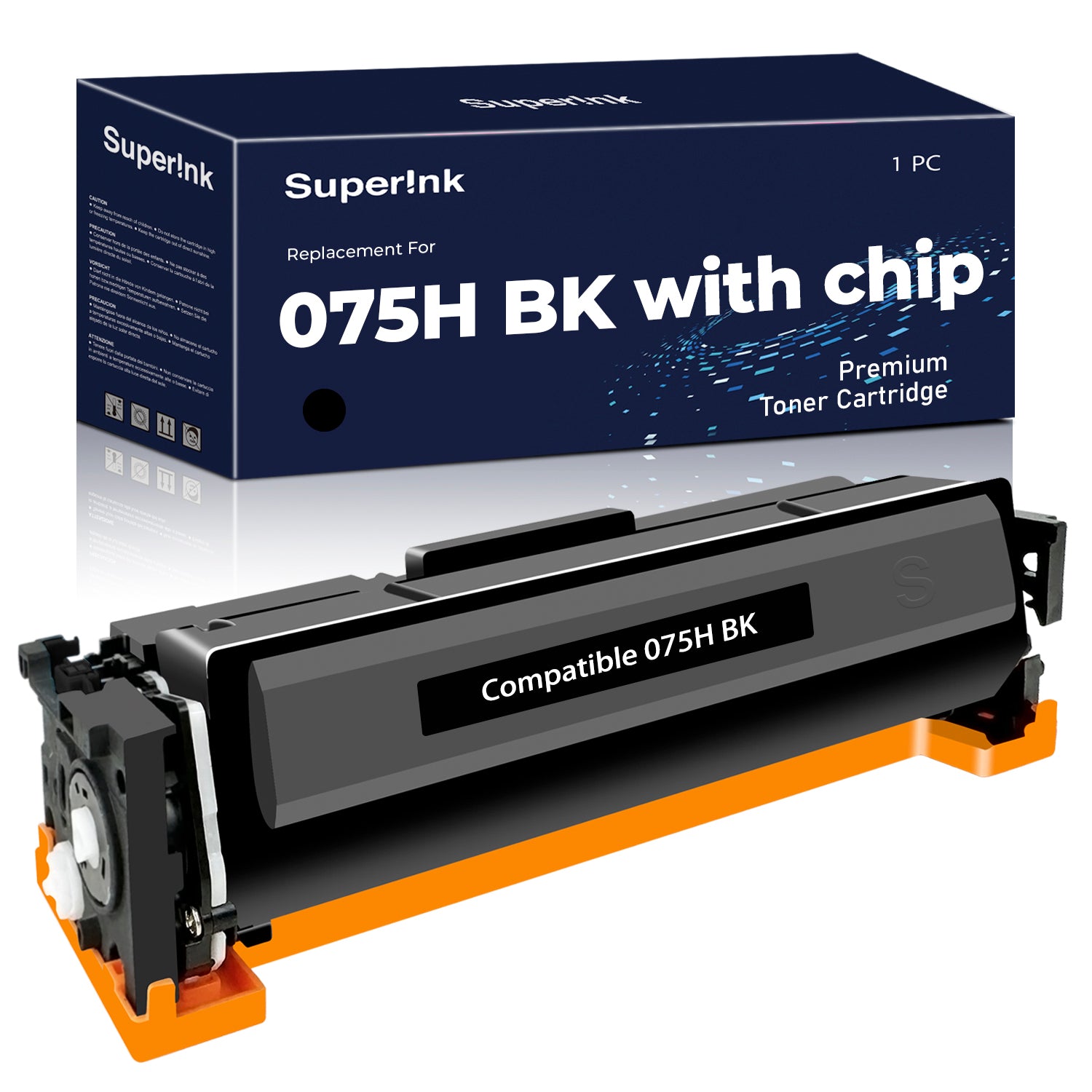 Compatible Canon 075H 075 Black Toner Cartridge High Yield