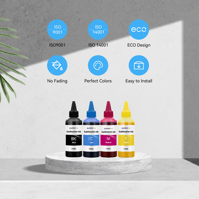 Sublimation Ink Combo for Epson 4x100ml By Superink